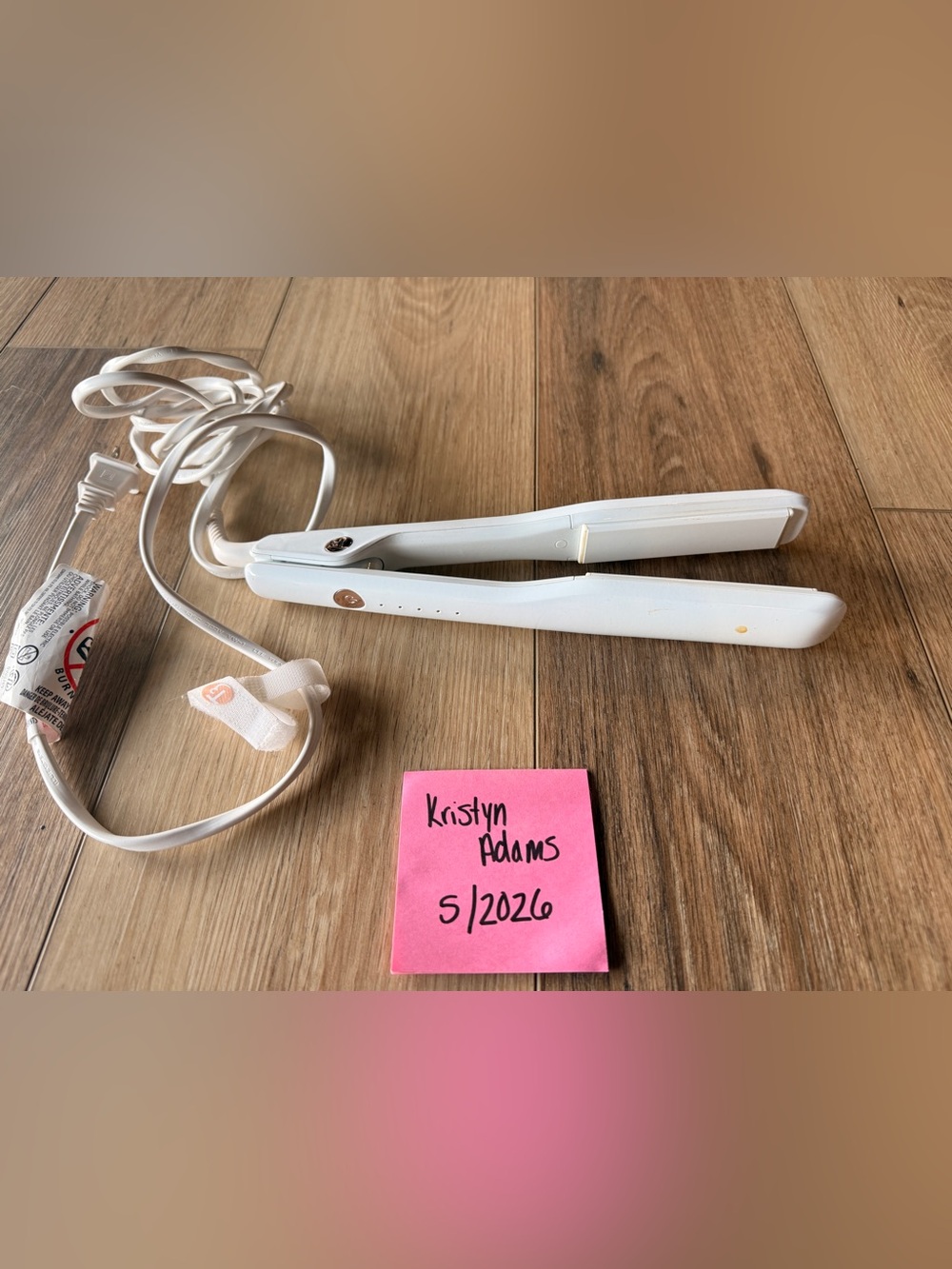 T3 White Hair Straightener Flat Iron